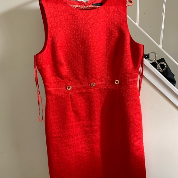 Beautiful bright red dress. Worn once, and change of employment. - Picture 2 of 4